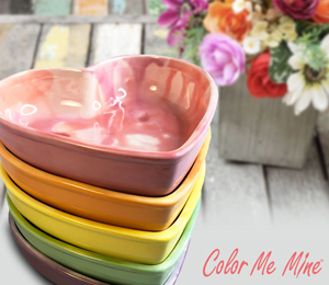 Stockton - Color Me Mine Candy Heart Bowls