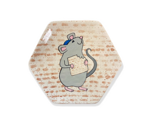 Stockton - Color Me Mine Matzah Mouse Plate