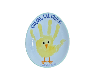 Stockton - Color Me Mine Little Chick Egg Plate