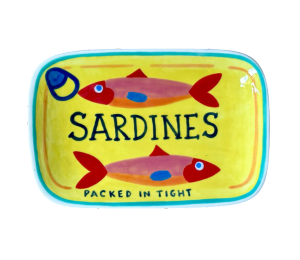 Stockton - Color Me Mine Sardines Appetizer Plate