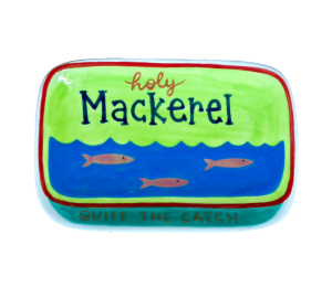 Stockton - Color Me Mine Mackerel Appetizer Plate