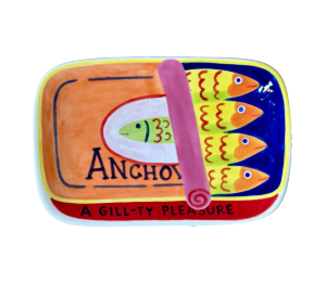 Stockton - Color Me Mine Anchovies App Plate