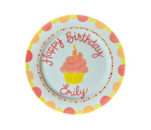 Stockton - Color Me Mine Birthday Cupcake Plate